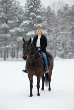 Load image into Gallery viewer, Black suba suede coat