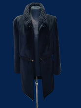 Load image into Gallery viewer, Black suba suede coat