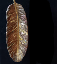 Load image into Gallery viewer, Glow-in-the-Dark Feather dish stick incense holder