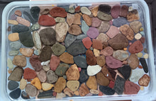 Load image into Gallery viewer, Glow-in-the-Dark River Stone Tray with Stone Shot Glasses