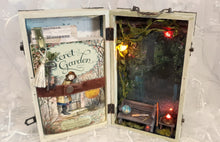 Load image into Gallery viewer, The Secret Garden lighted diorama bookbox with book