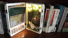 Load image into Gallery viewer, Elizabeth &amp; Her German Garden Lighted Diorama Booknook/book