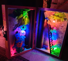 Load image into Gallery viewer, Lit up in a dark room