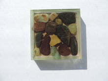 Load image into Gallery viewer, Glow-in-the-dark River Stone Coasters