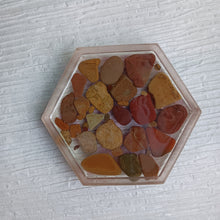 Load image into Gallery viewer, Glow-in-the-dark River Stone Coasters