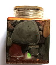 Load image into Gallery viewer, Glow-in-the-Dark Stone Stash Jar