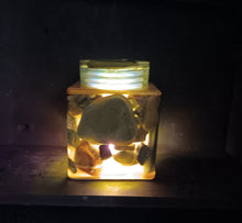 Load image into Gallery viewer, Glow-in-the-Dark Stone Stash Jar