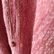 Load image into Gallery viewer, Rosy Chenille Wrap Shawl