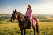 Load image into Gallery viewer, Rosy Chenille Wrap Shawl