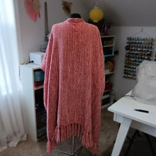 Load image into Gallery viewer, Rosy Chenille Wrap Shawl